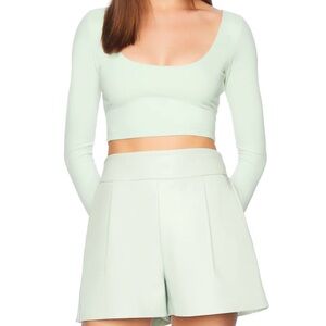 Susana Monaco Low Scoop Crop Top
